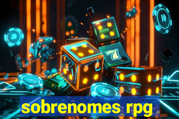 sobrenomes rpg