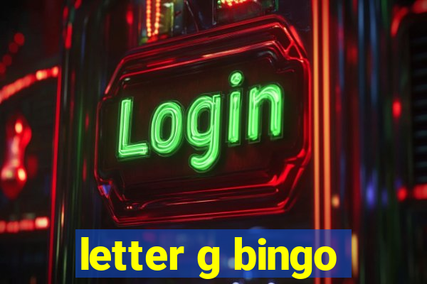 letter g bingo