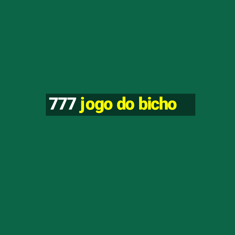 777 jogo do bicho