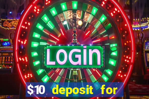 $10 deposit for crypto casino