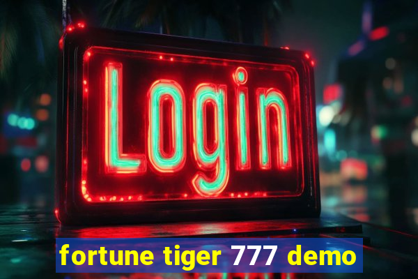 fortune tiger 777 demo