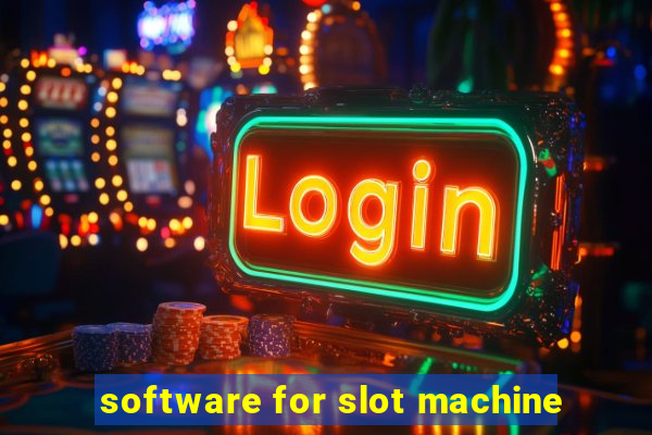 software for slot machine