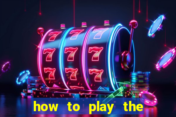 how to play the buffalo slot machine