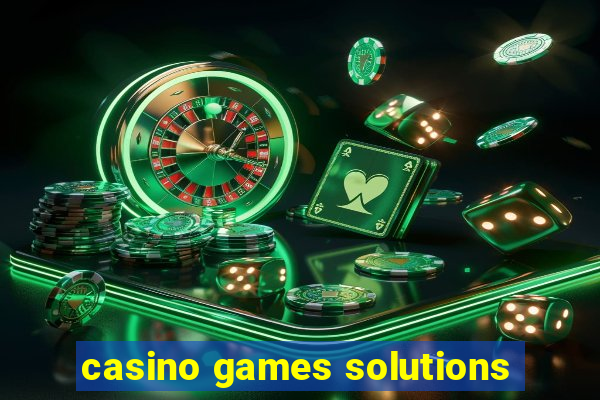 casino games solutions