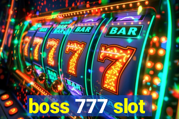 boss 777 slot