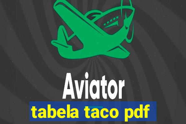 tabela taco pdf