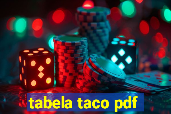 tabela taco pdf