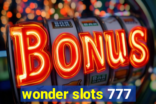 wonder slots 777