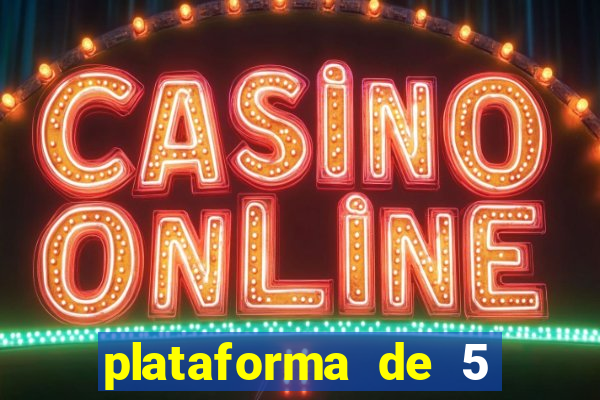 plataforma de 5 reais fortune tiger