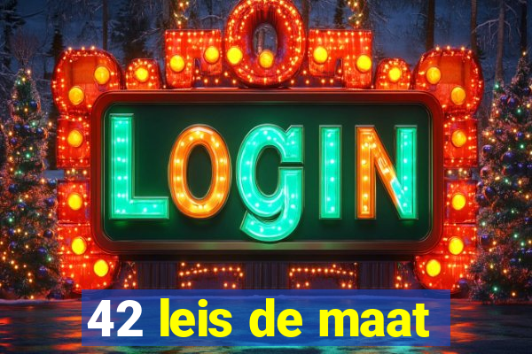 42 leis de maat