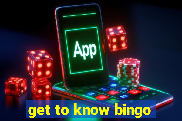 get to know bingo