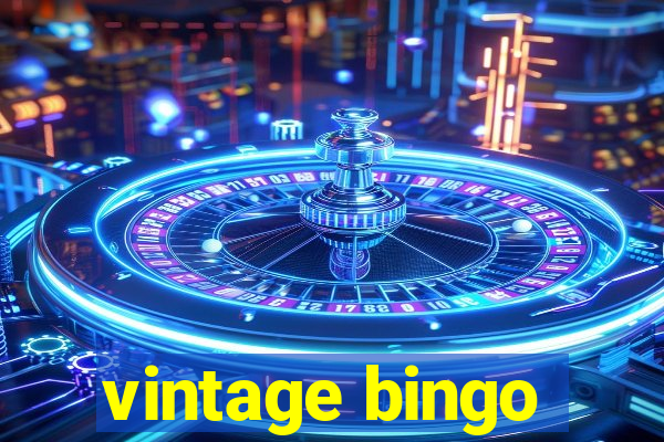 vintage bingo