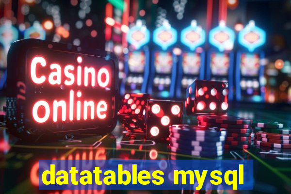 datatables mysql