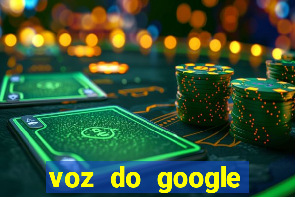 voz do google tradutor homem