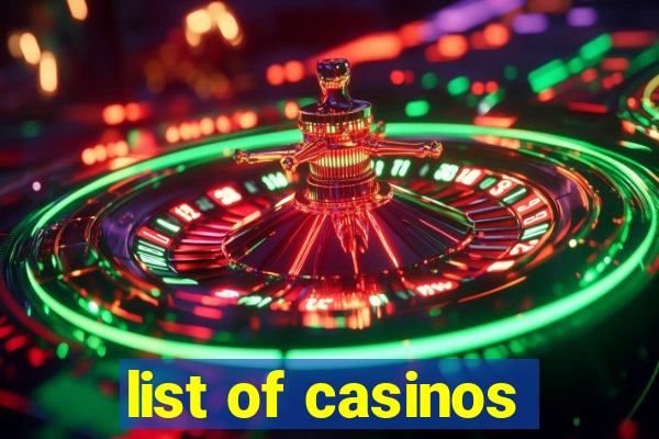 list of casinos