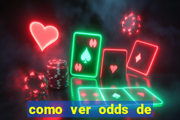 como ver odds de jogos passados