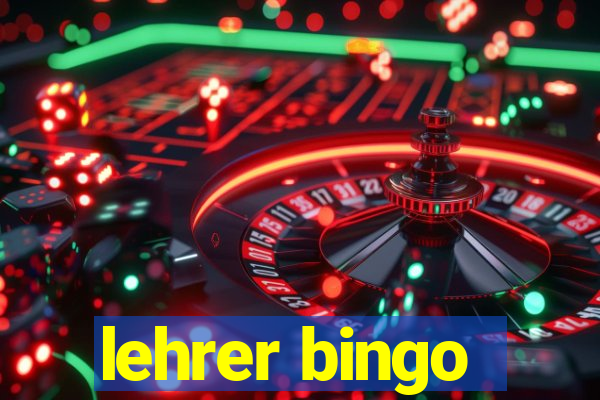 lehrer bingo