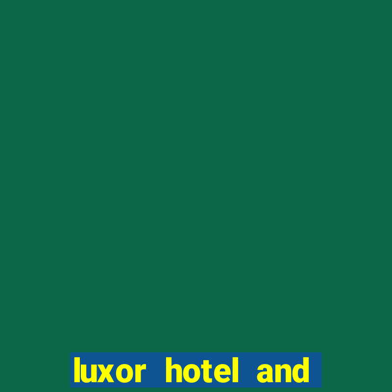 luxor hotel and casino address