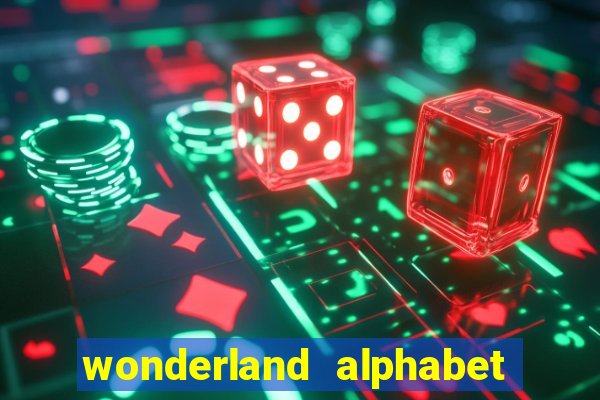 wonderland alphabet comic studio