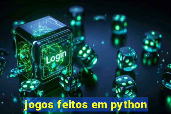 jogos feitos em python