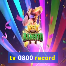 tv 0800 record