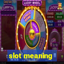 slot meaning