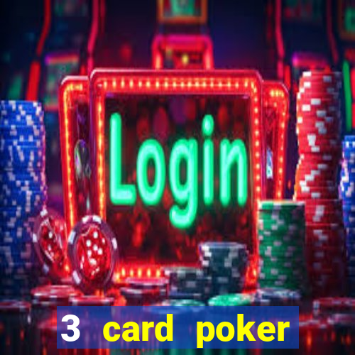 3 card poker casino odds