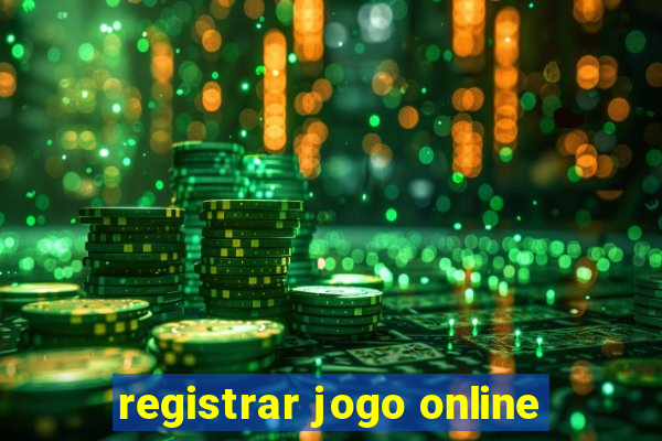 registrar jogo online