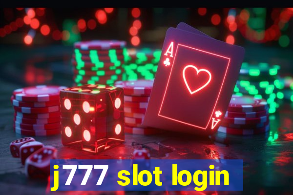 j777 slot login