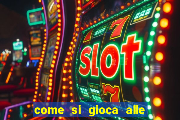 come si gioca alle slot machine online