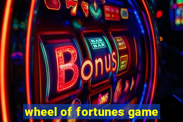 wheel of fortunes game