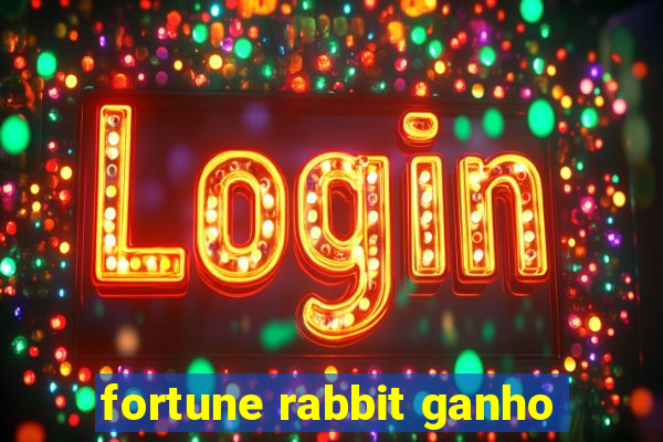 fortune rabbit ganho