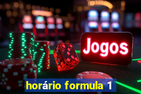 horário formula 1