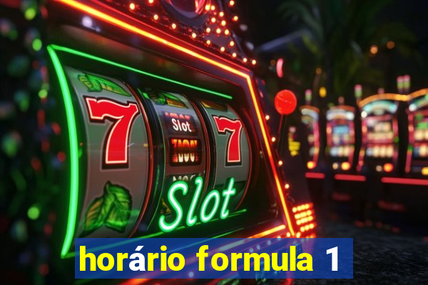 horário formula 1