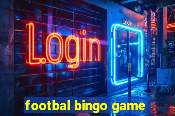 footbal bingo game