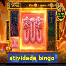 atividade bingo