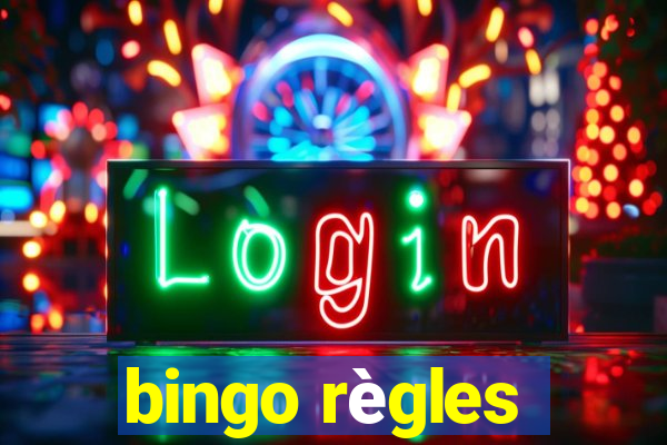 bingo règles