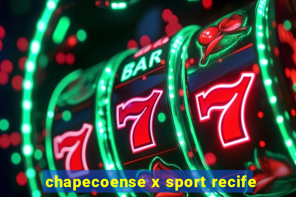 chapecoense x sport recife