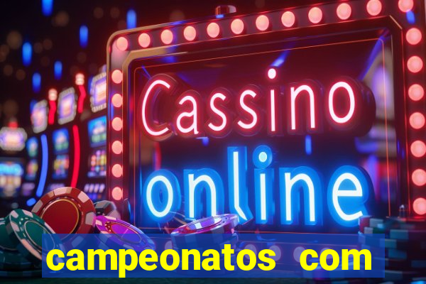 campeonatos com mais escanteios