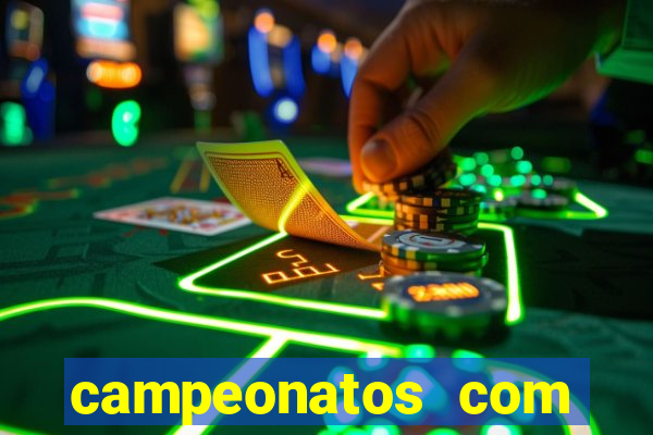 campeonatos com mais escanteios