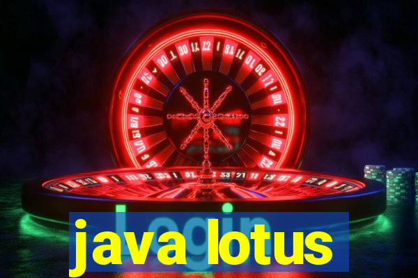 java lotus