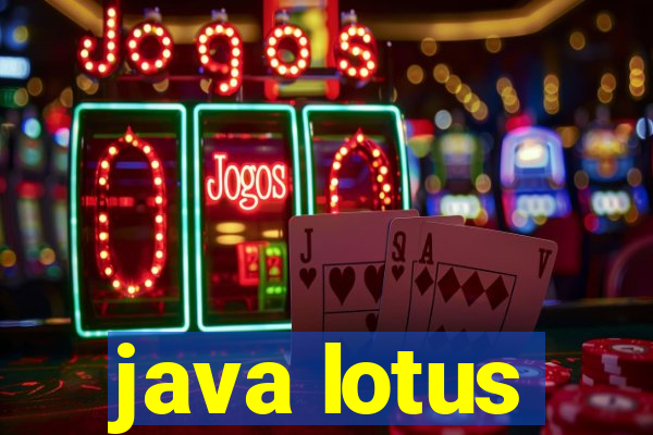 java lotus