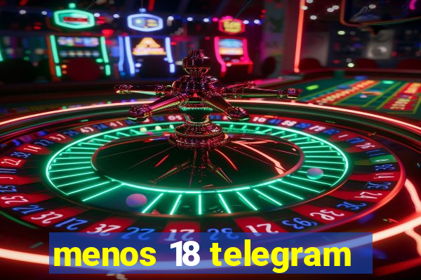 menos 18 telegram