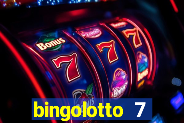 bingolotto 7 januari 2024