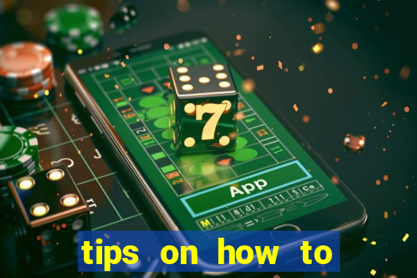 tips on how to win playing slot machines