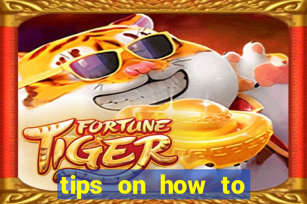 tips on how to win playing slot machines