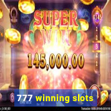 777 winning slots