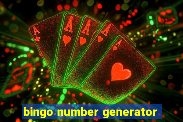 bingo number generator