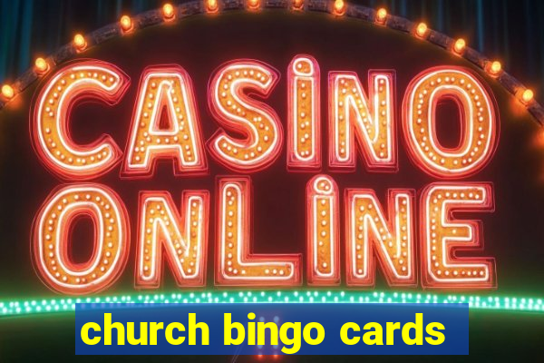 church bingo cards