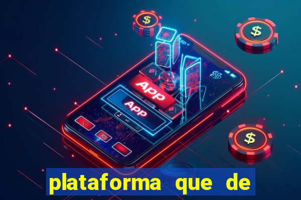 plataforma que de b么nus no cadastro